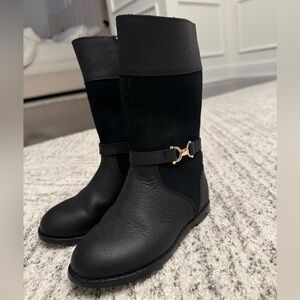 Janie and Jack Black Boots